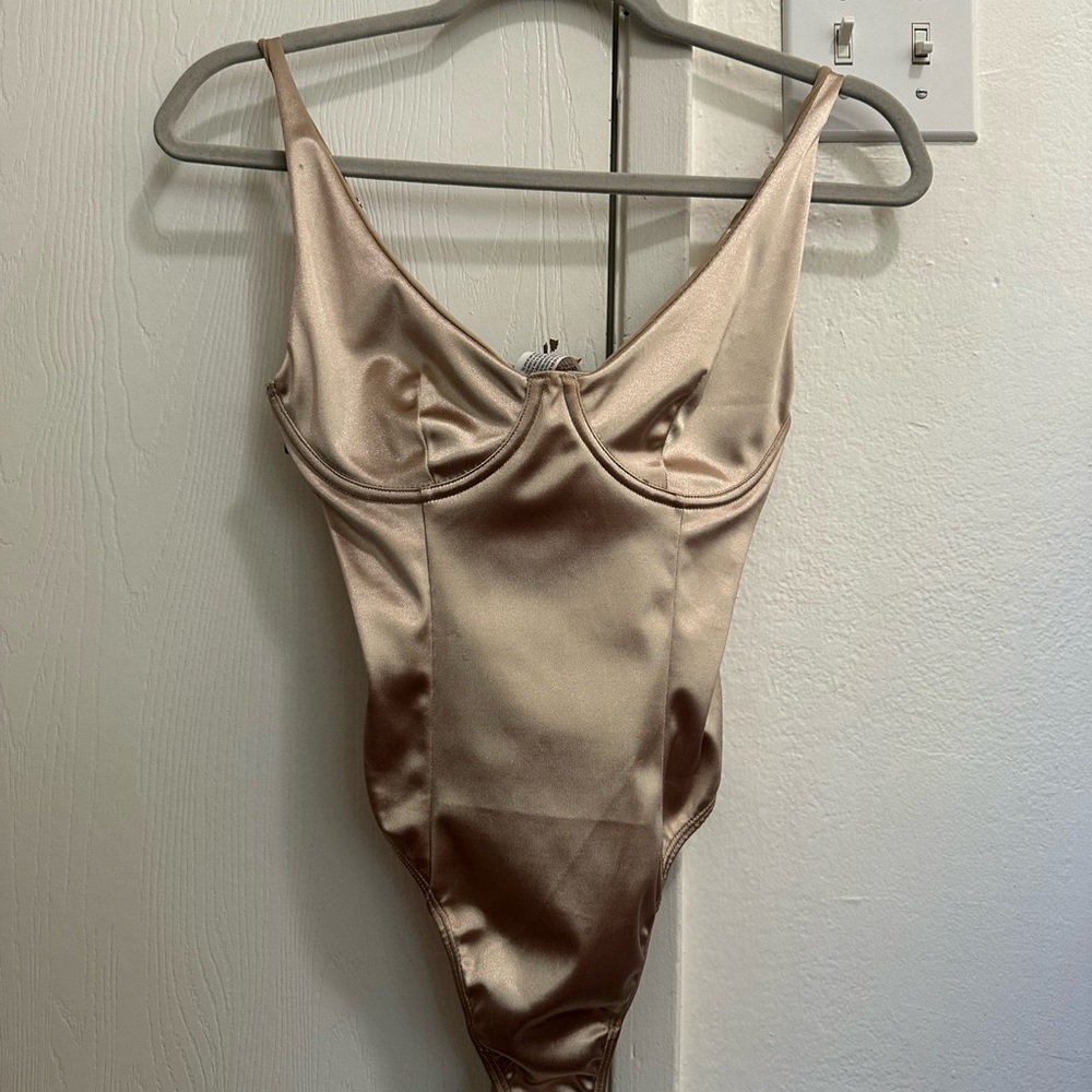Sleek Satin Bodysuit